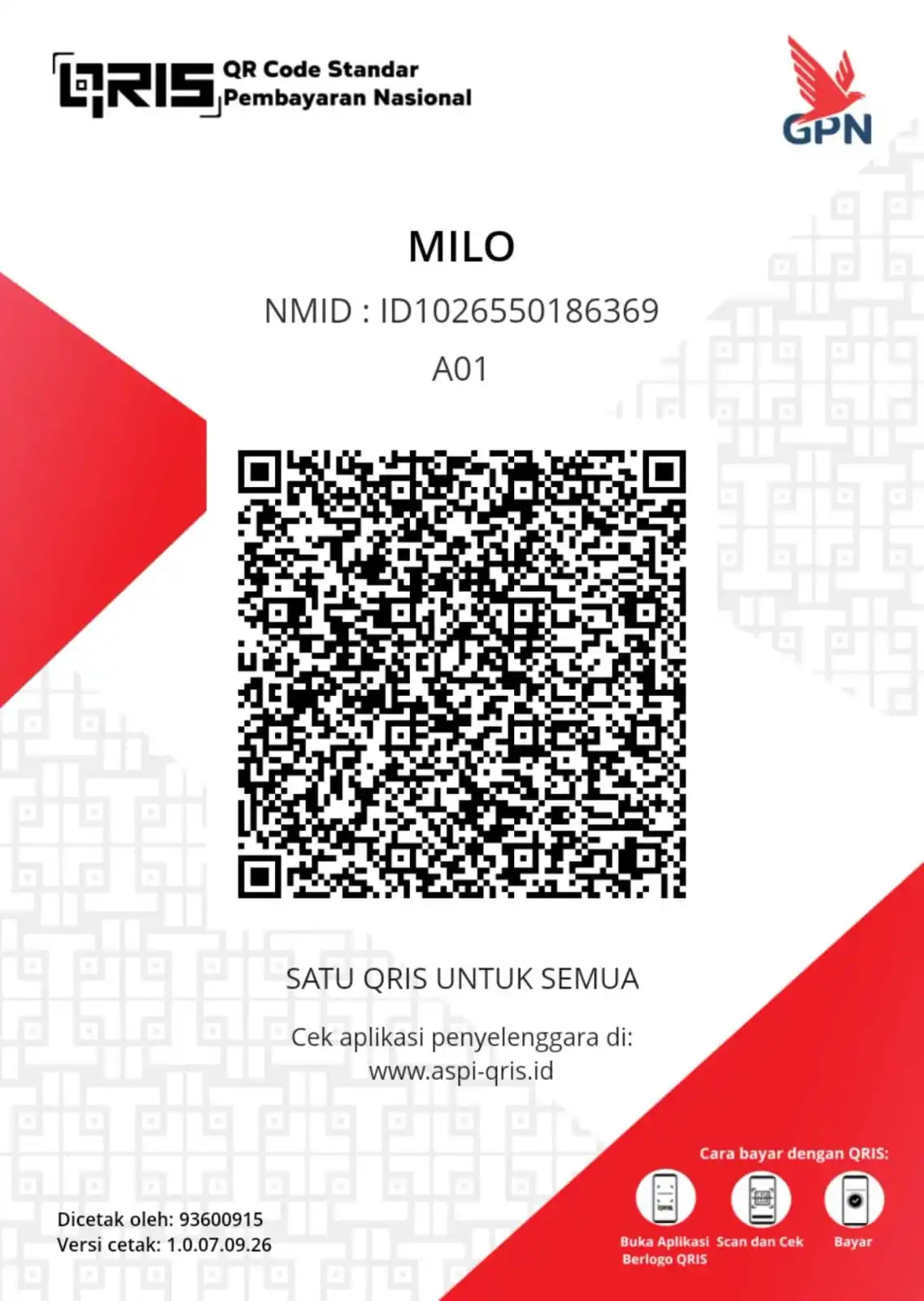 QRIS code to donate to DNLD.APP